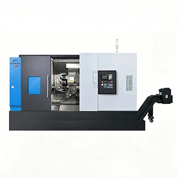 Màquina de torn CNC de doble-eix